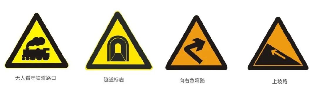 4,路口,铁路道口,急弯路,宽度不足4米的窄路,桥梁,陡坡,隧道以及距离